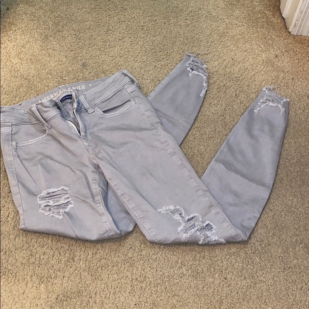 American eagle gray jegging 0 regular